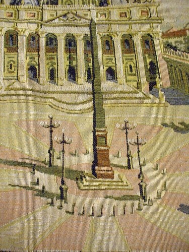 Woven Wall Hanging Tapestry Made in Italy 37 x 49