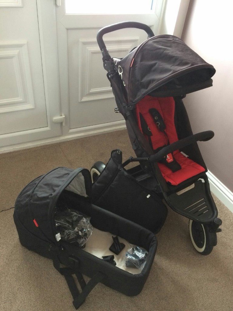 PHIL & TEDS PHIL AND TEDS DOT TRAVEL SYSTEM SINGLE ALL TERRAIN 3 WHEEL