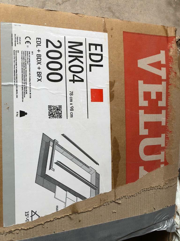 Velux standard slate flashing kit EDL MK04 2000 780x980mm in Plymouth