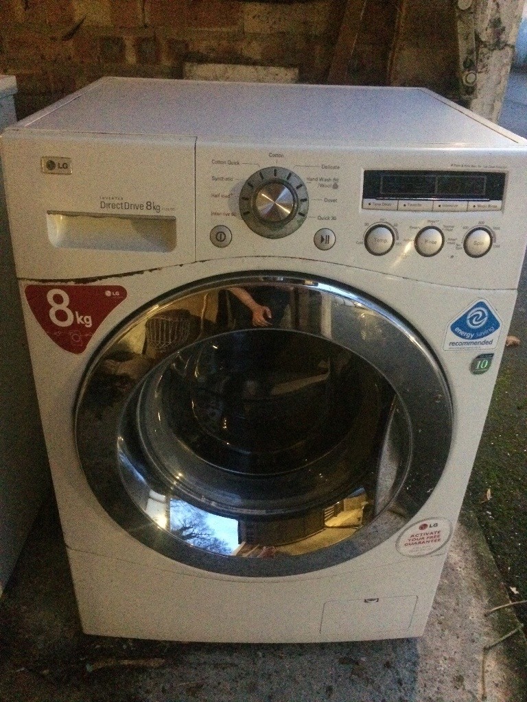 LG Inverter Direct Drive 8kg washing machine F1247TD in Ealing
