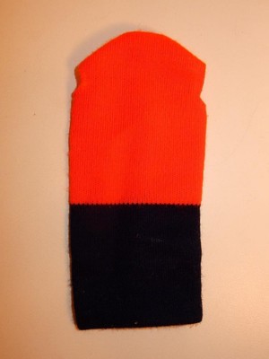 Vintage Mattel Barbie Doll 1478 SHIFT INTO KNIT ORANGE BLUE DRESS TAGGED