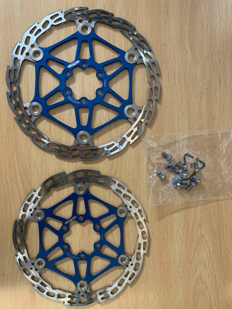 Hope Tech Floating Disc Brake Rotors (Blue) in Larbert, Falkirk Gumtree
