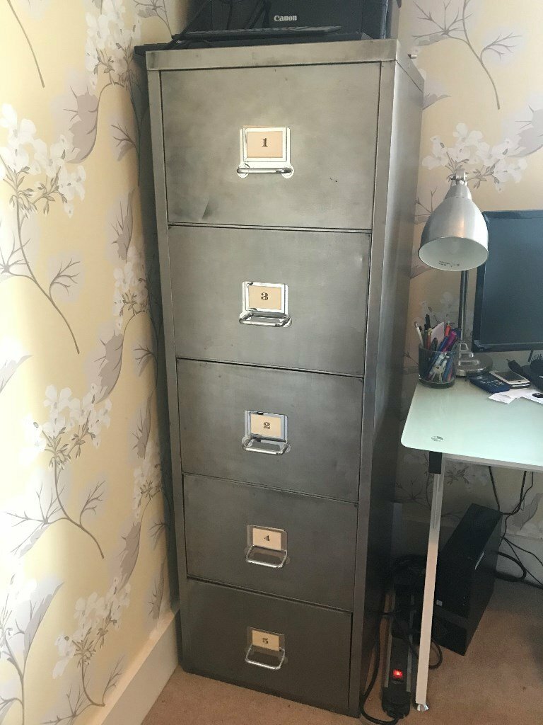 Silver Vintage Filing Cabinet In Brighton East Sussex Gumtree