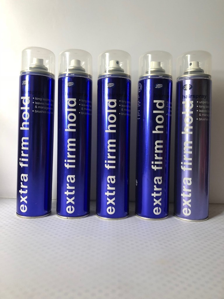 Boots Extra Firm Hold Hairspray 450ml x 5 in Epping