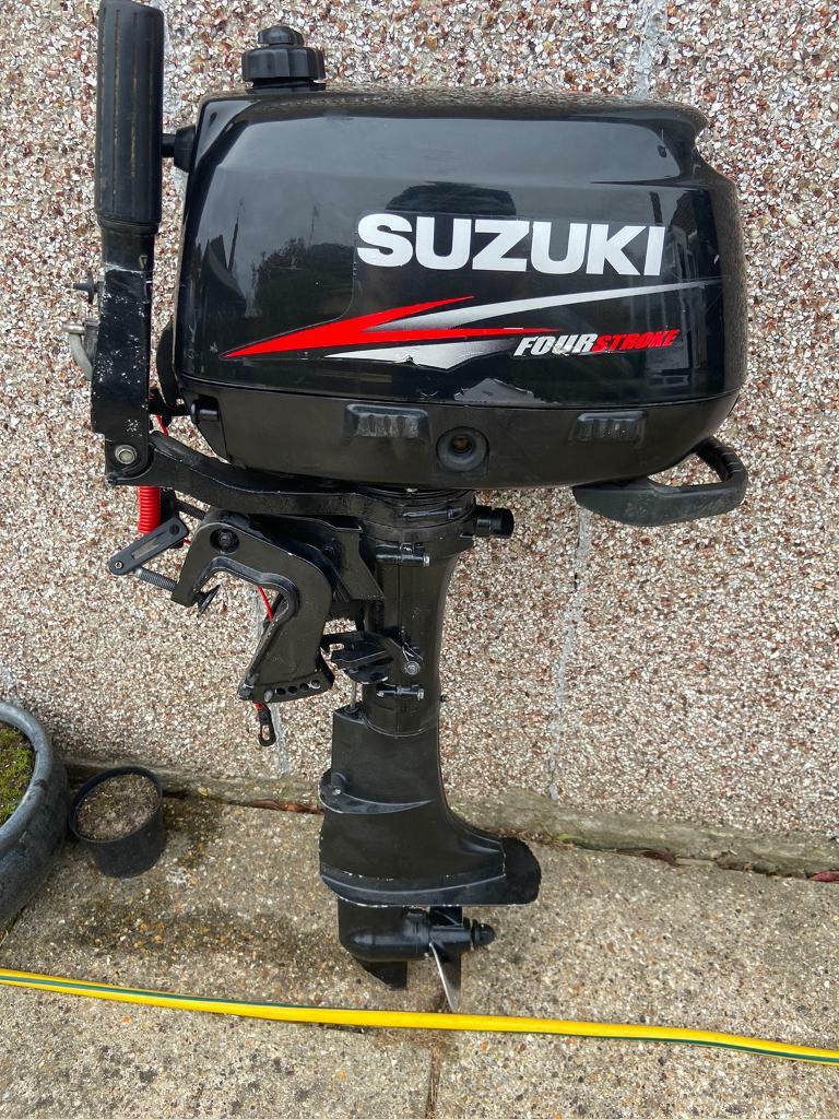 SUZUKI 6hp Fourstroke outboard motor | in Bournemouth, Dorset | Gumtree