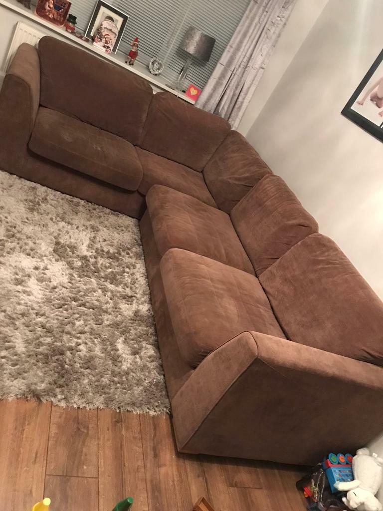 DFS chenille corner sofa in Jarrow, Tyne and Wear Gumtree