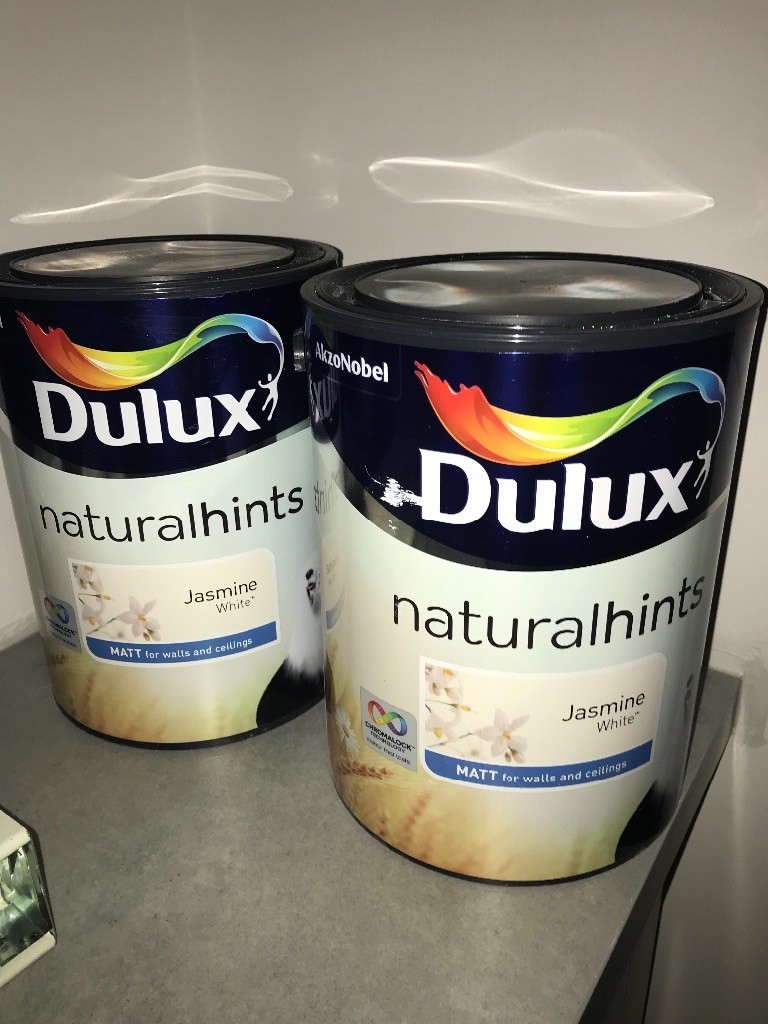 Dulux Jasmine white (5l) x2 in Old Basing, Hampshire Gumtree
