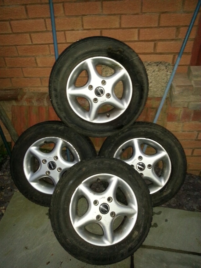 Hi i have here a set of 13" 4 Stud Alloy wheels & tyres in Bonnyrigg