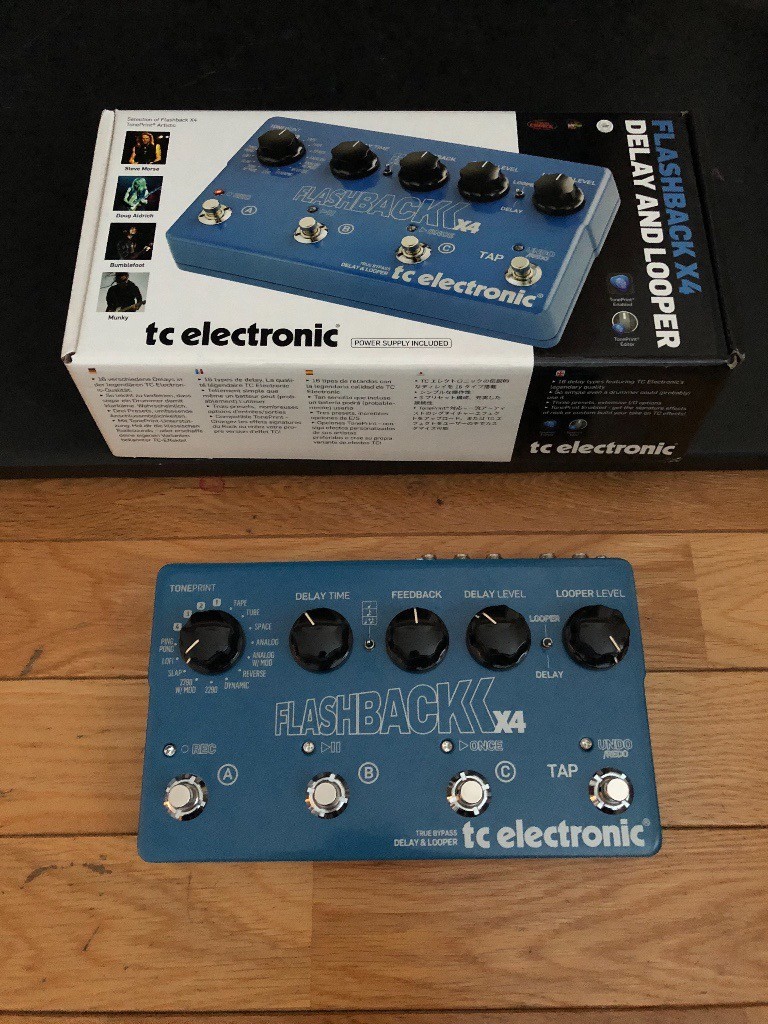 TC Electronic Flashback X4 Delay and Looper Effects Pedal Excellent