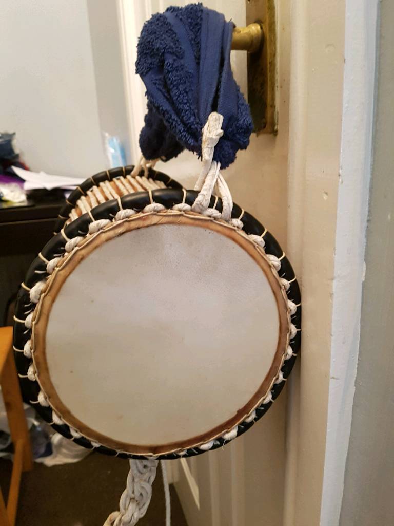 Talking drum (Gangan) in Manchester City Centre, Manchester Gumtree