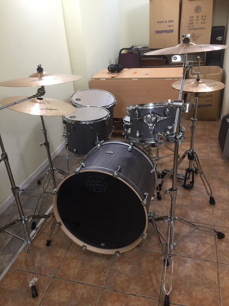 Drum kit, Mapex Mars kit with zildjian cymbals in Southsea, Hampshire