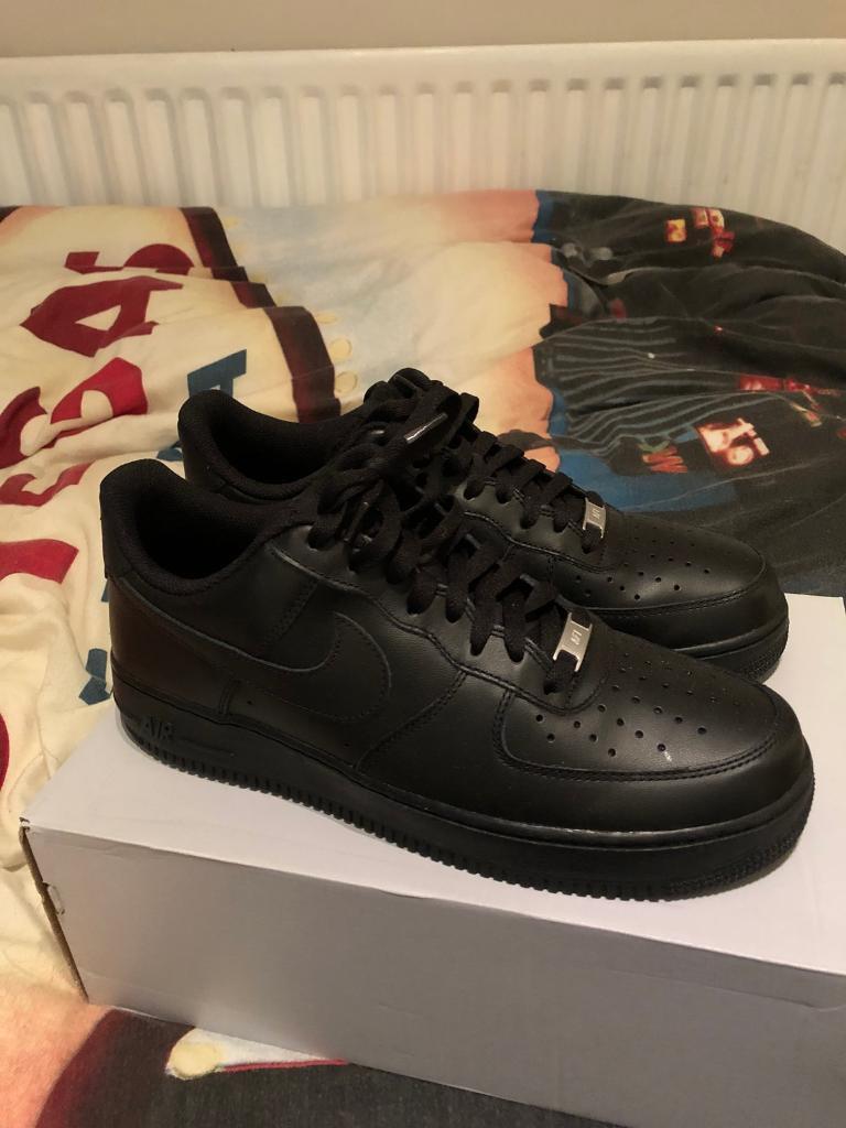 Nike Air Force 1 Low Black UK SIZE 10 BRAND NEW BOXED | in Stoke-on-Trent, Staffordshire | Gumtree