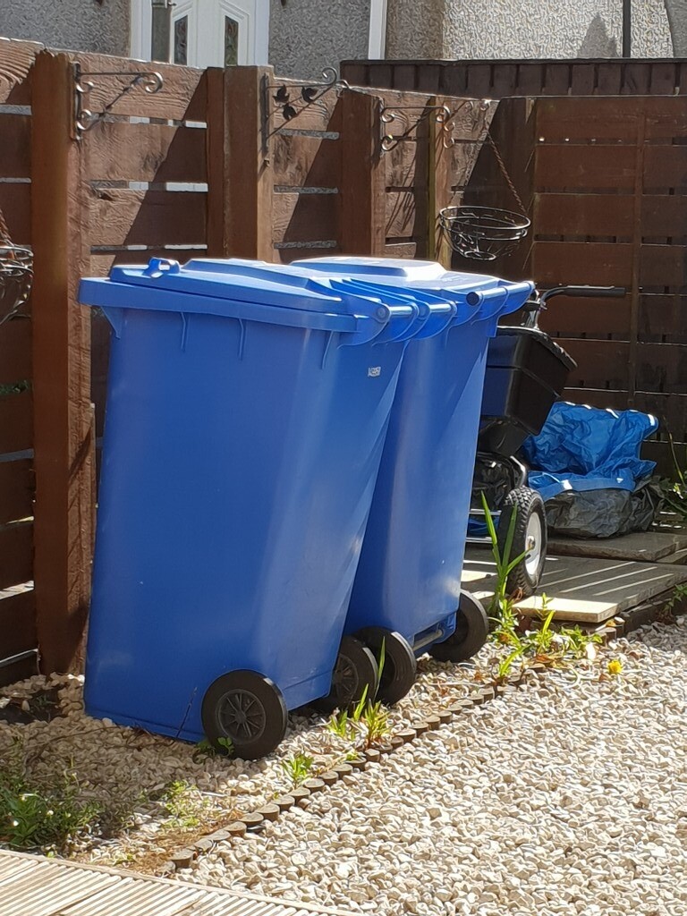 blue wheelie bin 240l in Erskine, Renfrewshire Gumtree