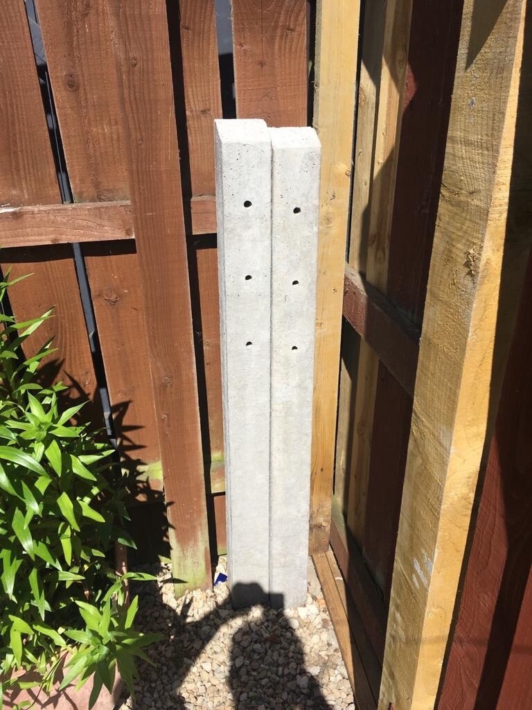 2nr 1.2m concrete timber post supports. in Hebburn, Tyne and Wear