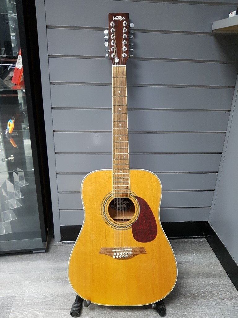Vintage 12 String Acoustic Guitar Full Size (PreOwned) in Reading