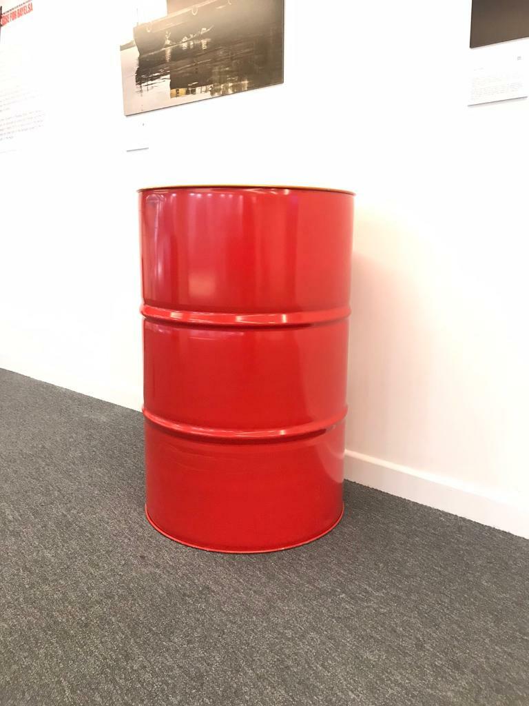 Shell Oil Drum Empty Metal Drum 209 Litre Barel 45 Gallon Whitechapel