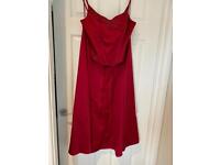 Red prom/bridesmaid dress (top & skirt)