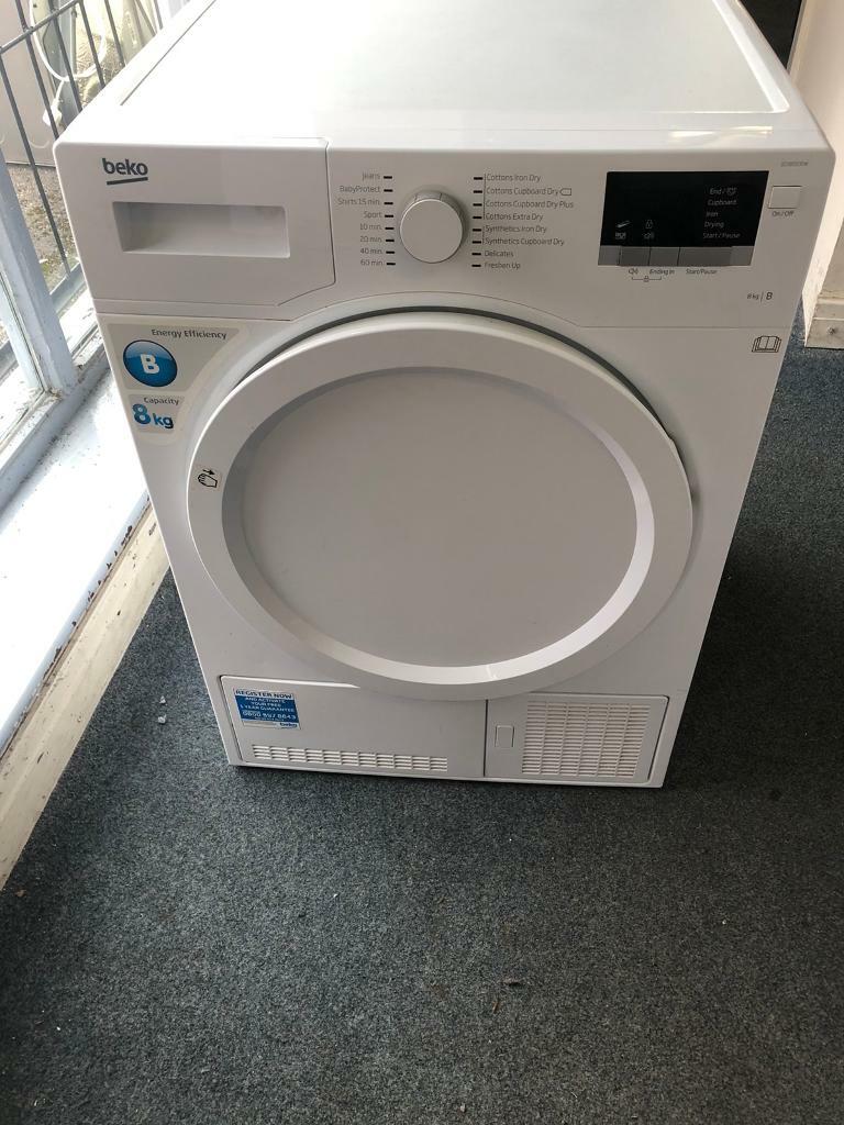 Beko 8 kg condenser tumble dryer. Model DCX83100W in StokeonTrent