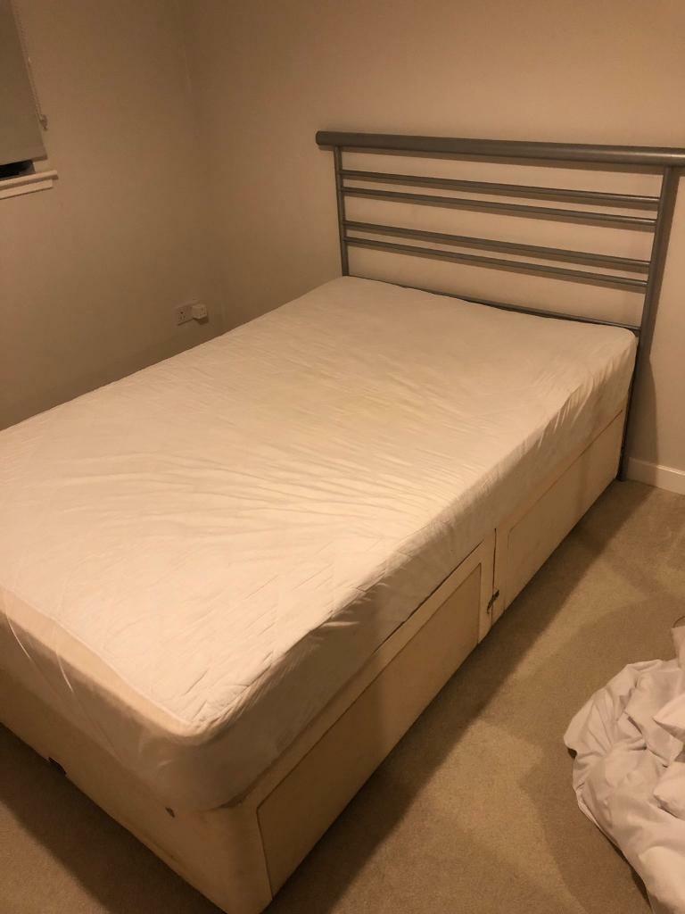 FREE FREE FREE Small double Myers bed (4ft 6”) 4 drawer divan bed in Paisley, Renfrewshire
