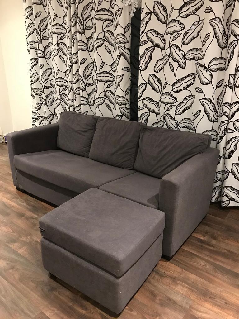 Dark grey minimalist  style sofa  in Derby Derbyshire 