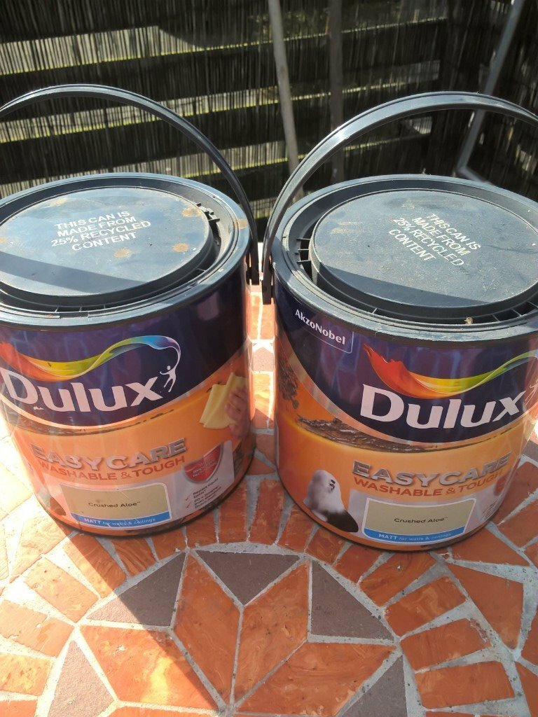 Dulux Easycare Paint (Crushed Aloe) 2 x 2.5l in Gateshead, Tyne and