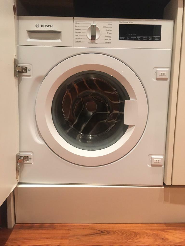 Bosch WIW28500GB Integrated Washing Machine, 8kg Load, A+++ Energy Rating, White in Camden