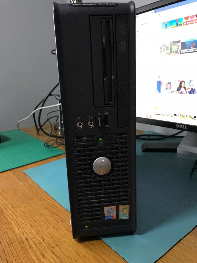 Windows 7 Professional Desktop Computer Dell Optiplex GX520 4GB Ram