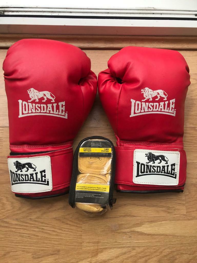 Lonsdale boxing gloves and hand wraps in Twickenham, London Gumtree