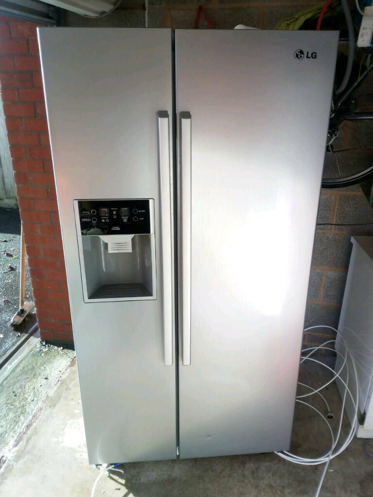 LG American style silver fridge freezer in Exeter, Devon Gumtree