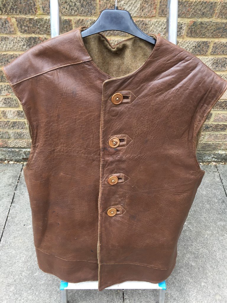 Vintage WW2 Leather Jerkin | in Milton Keynes, Buckinghamshire | Gumtree