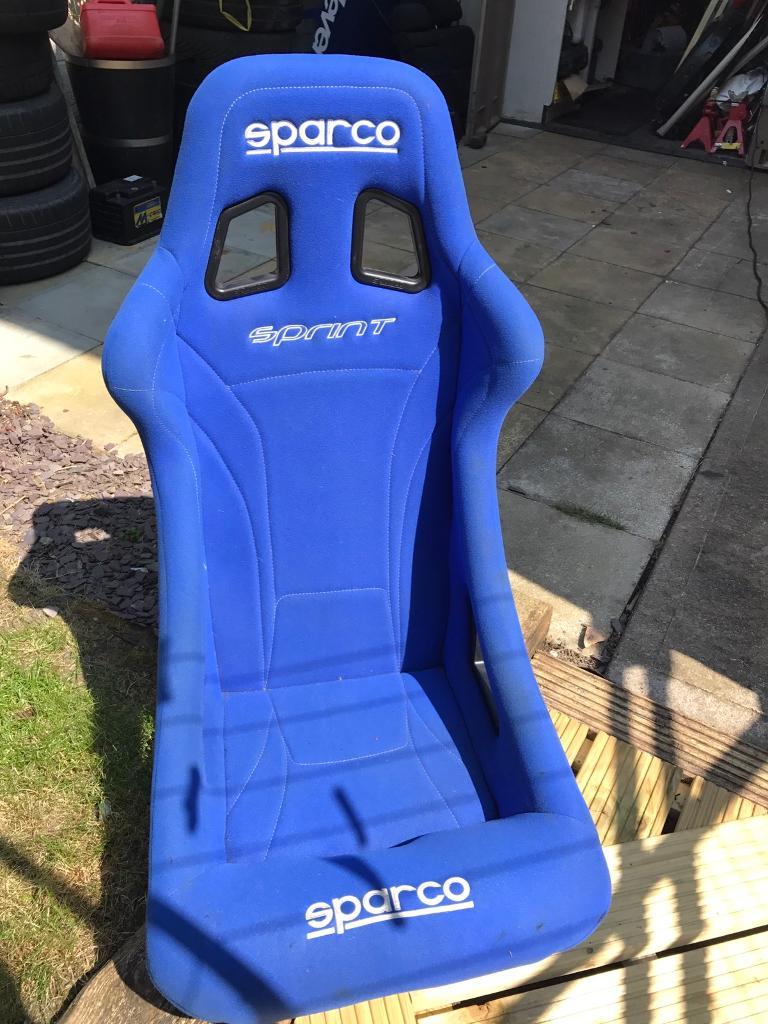 Sparco Sprint bucket racing race seat in Penarth, Vale of