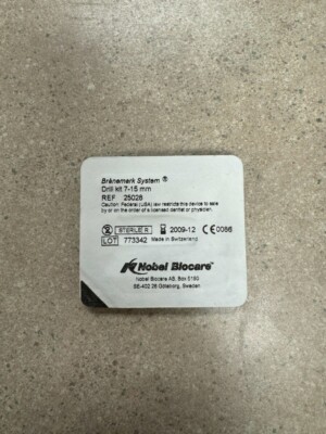 Nobel Biocare Drill Kit 7-15 mm REF 25028