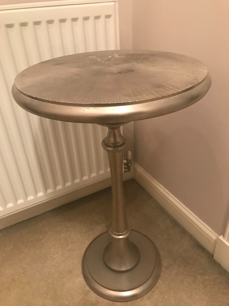 Silver Metal side table in Cowdenbeath, Fife Gumtree