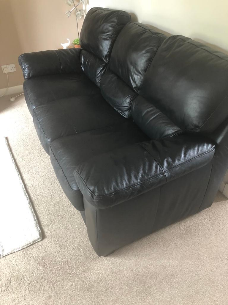 3 Seater Black Sofa/Couch in Bridge of Earn, Perth and Kinross Gumtree