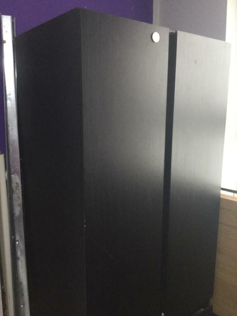 Black Wardrobe With 3 Drawers In Alum Rock West Midlands