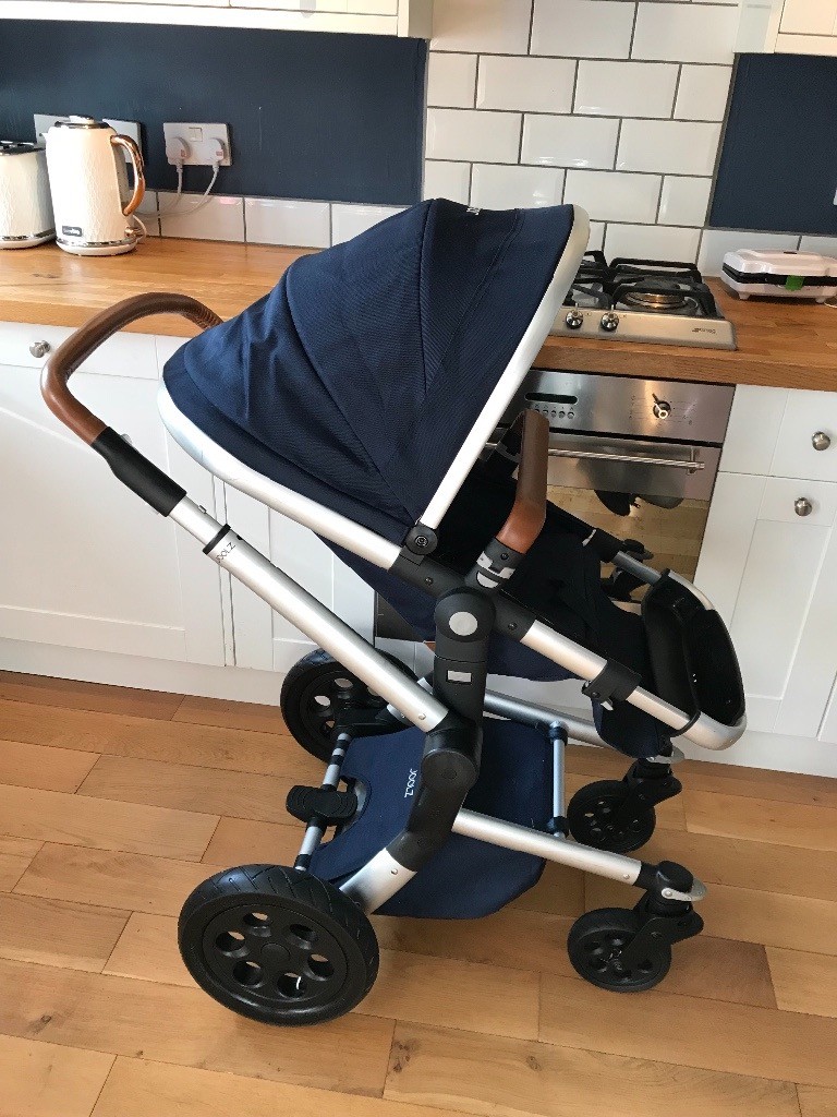 Joolz Day Pushchair Pram with Carrycot in Parrot Blue in Harrogate