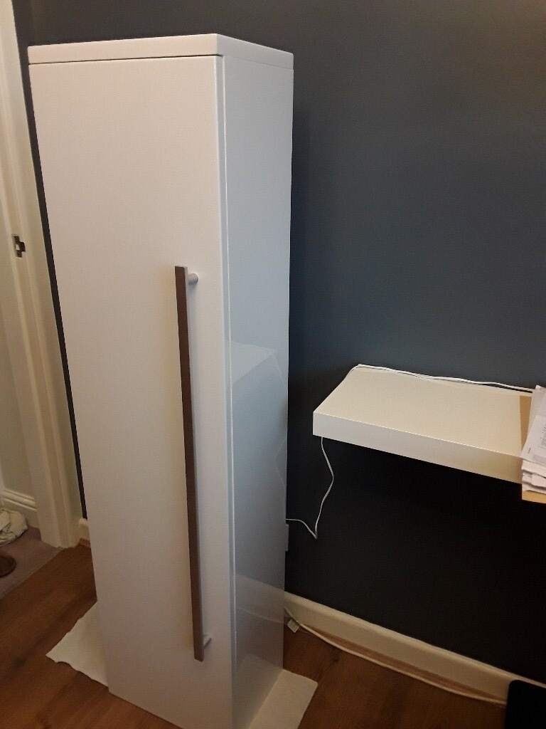 Victoria plum. glos white tall bathroom in Thornbury, Bristol