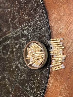 35 Vials of Gold Flakes Great resell item