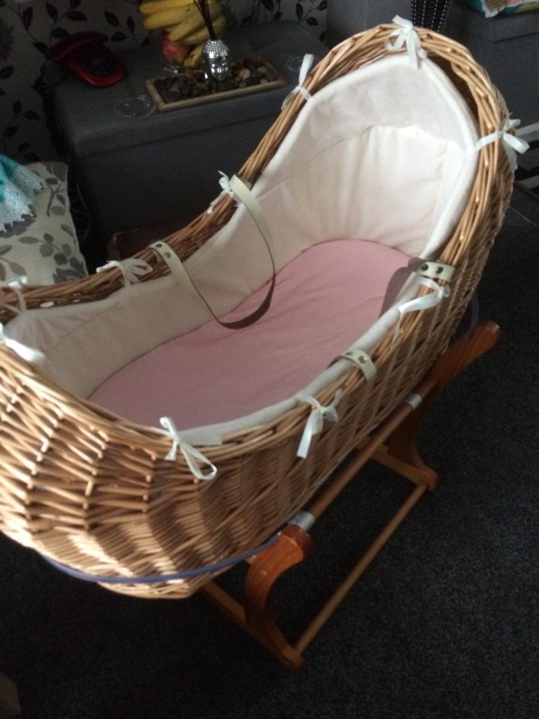 Moses basket for sale in Wallsend, Tyne and Wear Gumtree