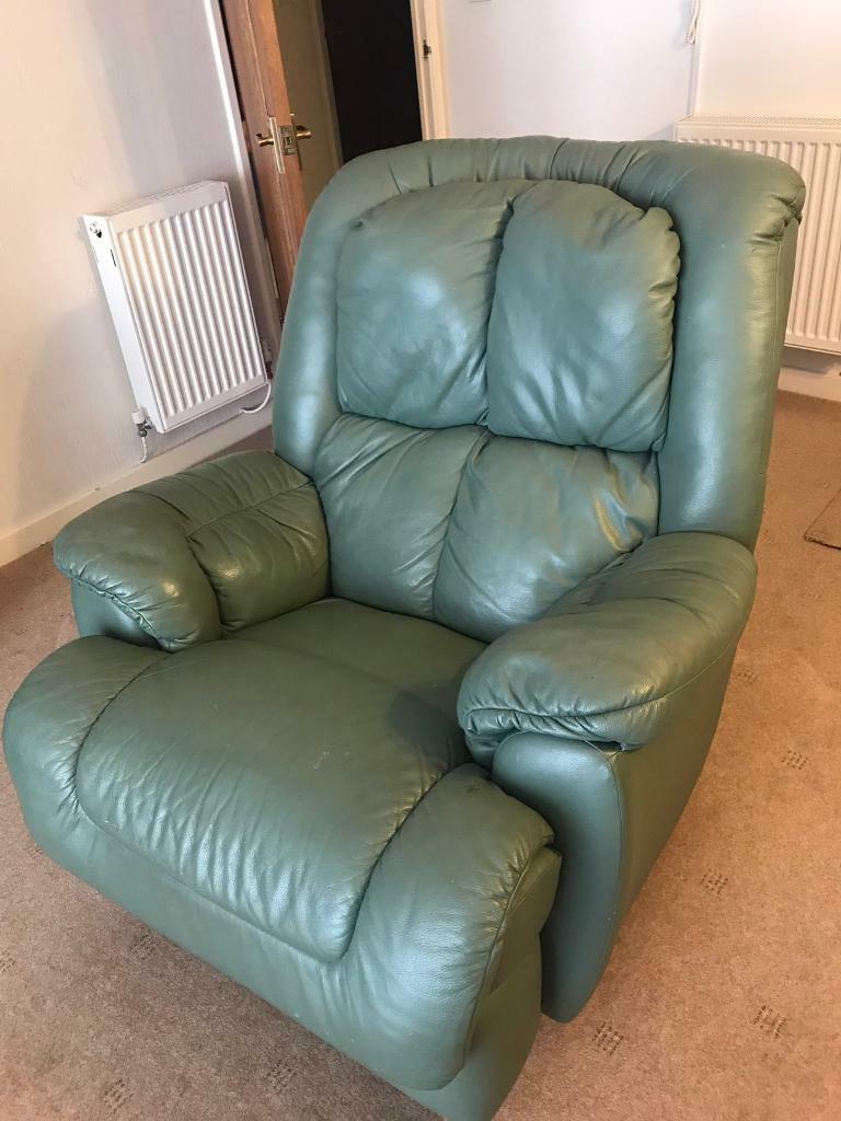 Leather Reclining Rocking Chair | in Whitley Bay, Tyne and Wear | Gumtree