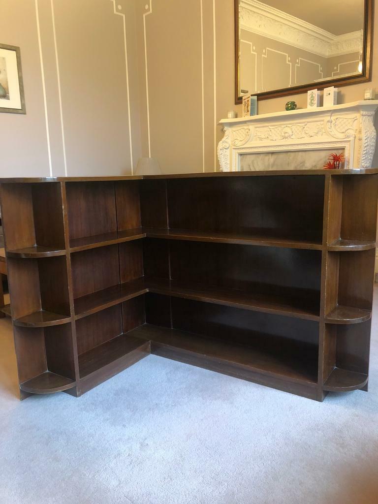 Corner teak bookshelf vintage antique retro in Ayr, South Ayrshire