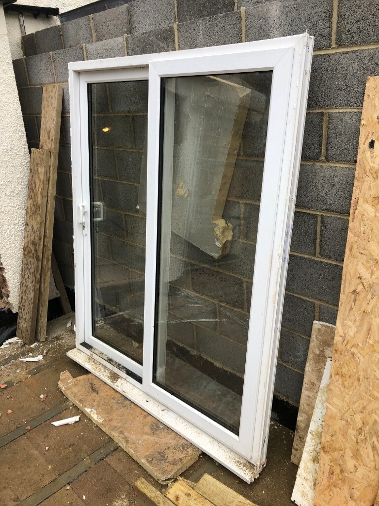 pvc patio doors 1660mm x 2055mm used but in good in working condition