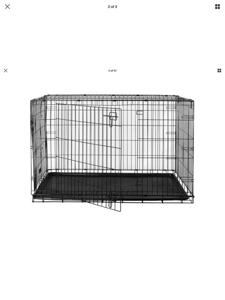 Large 42 inch 2 door dog cages/crates for sale in Blackpool