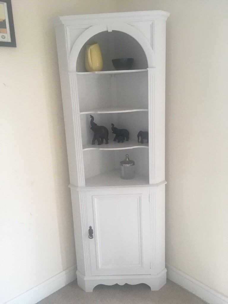 White Shabby Chic Corner Unit In Stone Staffordshire Gumtree