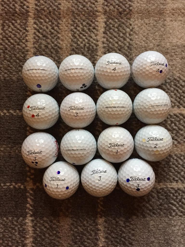 Pro V1 x 15 Golf balls. Prov1 A grade balls in Peterhead
