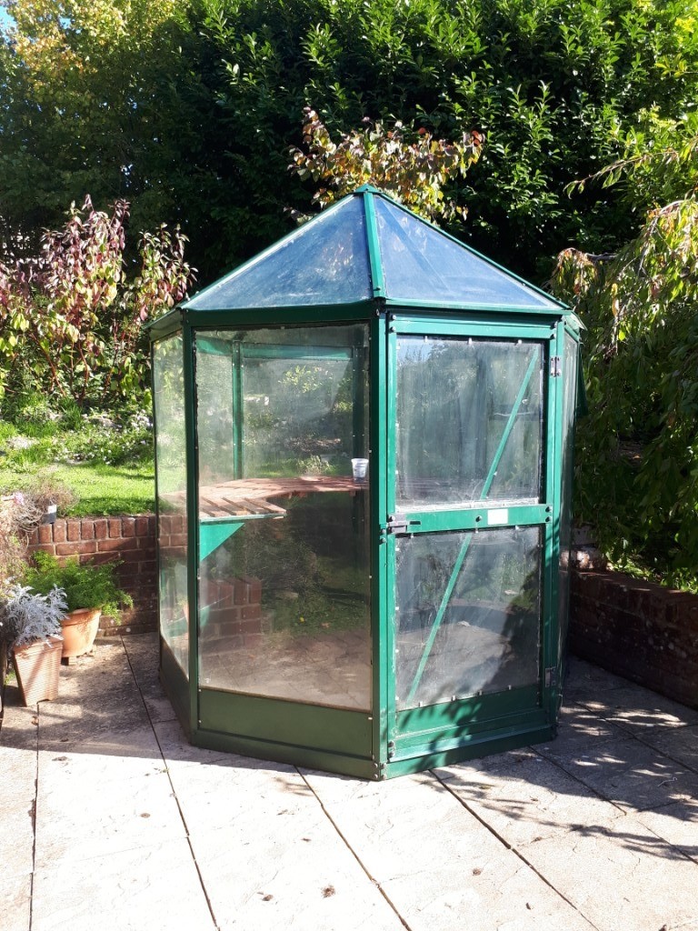 Greenhouse. Octagonal, 6' 3" diameter. in Kings Worthy, Hampshire