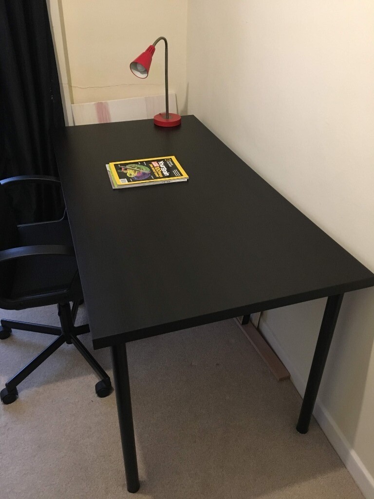 Putting Together My New Ikea Desk Linnmon Adils Youtube