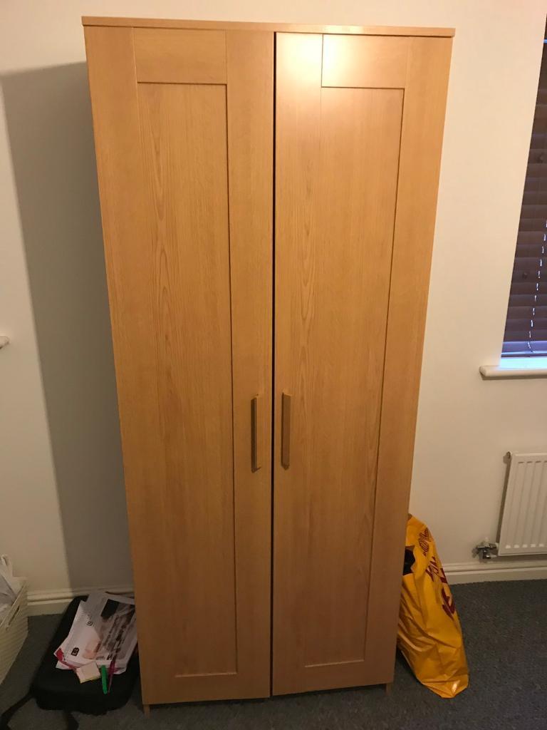 Oak effect wardrobe (BRIMNES Ikea) in Nuneaton, Warwickshire Gumtree