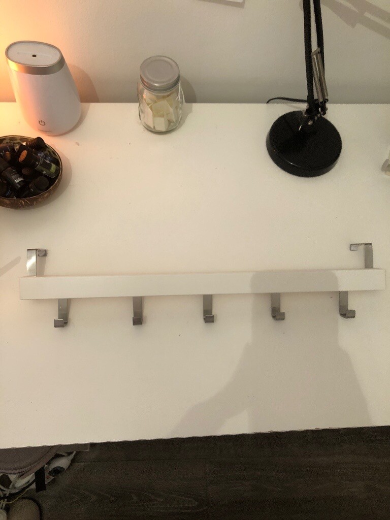 Ikea Tjusig Hanger For Door Wall Black 60cm Bathtowel 602 426 66 Ready Stock Lazada