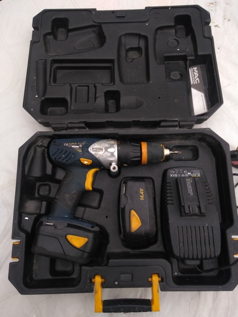 Mac Allister 18volt Cordless Drill 2x Batteries, Charger in